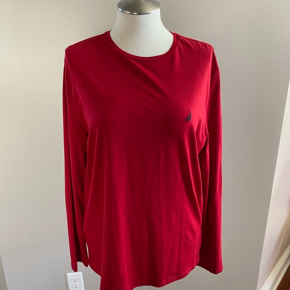 Nautica Other - Nautica Red Long Sleeve T-shirt, NWOT, XL